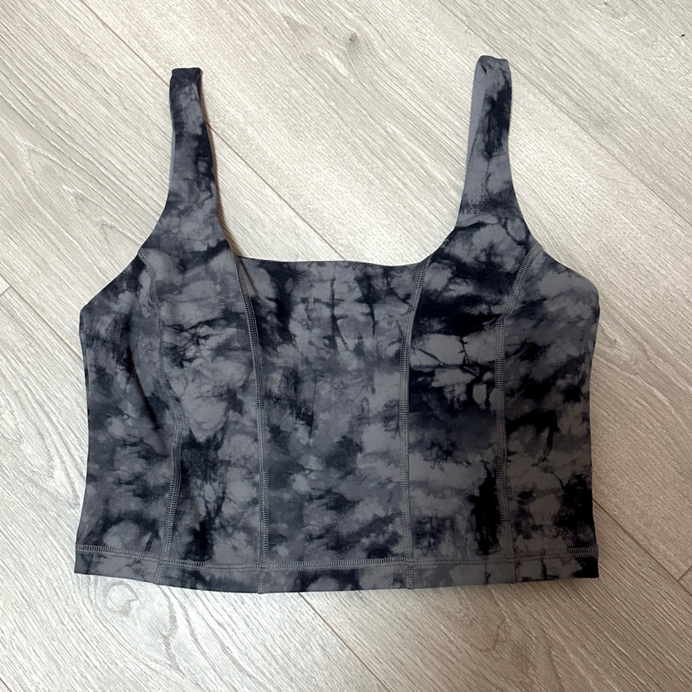 Corset Stitched Tie Dye Bra Top
